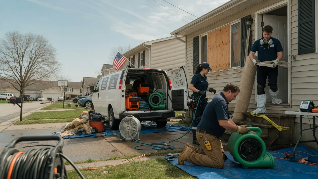 Water Damage Restoration in Mount Blanchard, OH near me